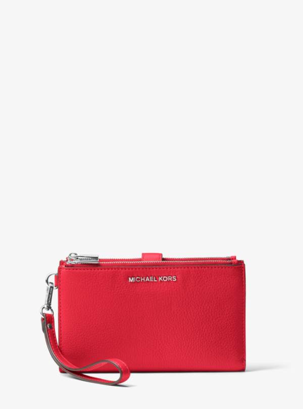 Damske Penazenky Michael Kors Adele Leather Smartphone Svetlo Červené - Doplnky Michael Kors Lacne | MDSFJ-0956